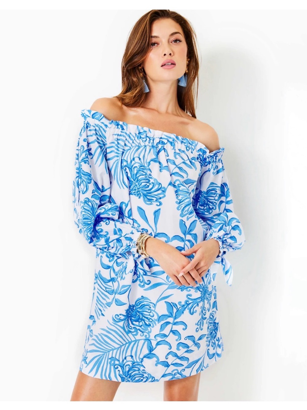 Lilly Pulitzer Blue Jamielynn Glisten in the Sun Dress size Small